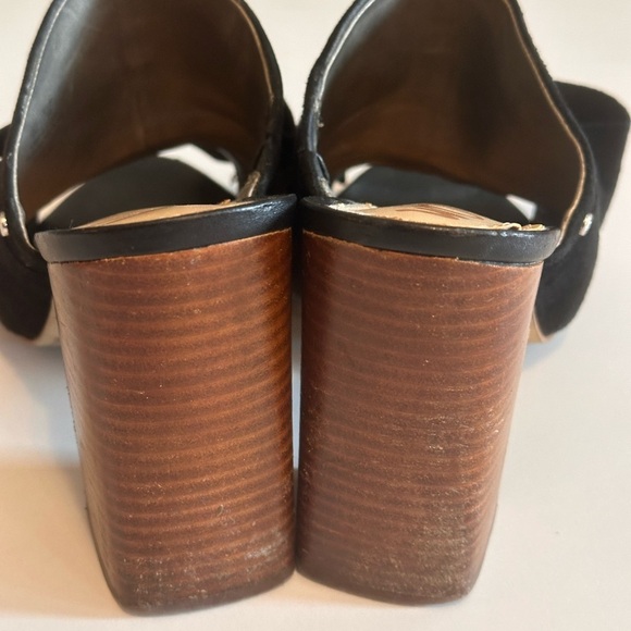 Sam Edelman Yumi Bow Heel Sandals in Black - Picture 6 of 7